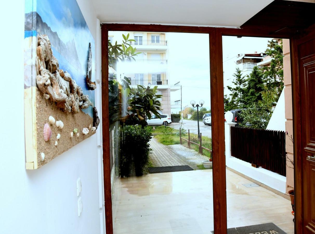 Studio On The Beach With Private Garden Agia Triada  Exterior foto